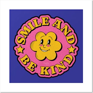 Smile And Be Kind Posters and Art